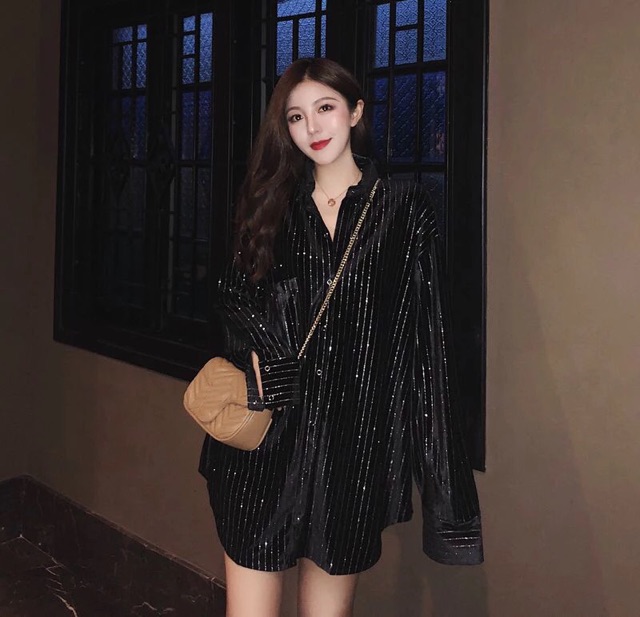 (Order-7 ngày) Sơmi Lấp Lánh BLING BLING ✨✨ dáng rộng xinh miên man 2 nàu Đen - Hồng - Trắng❤️❤️❤️ KÈM ẢNH THẬT | BigBuy360 - bigbuy360.vn