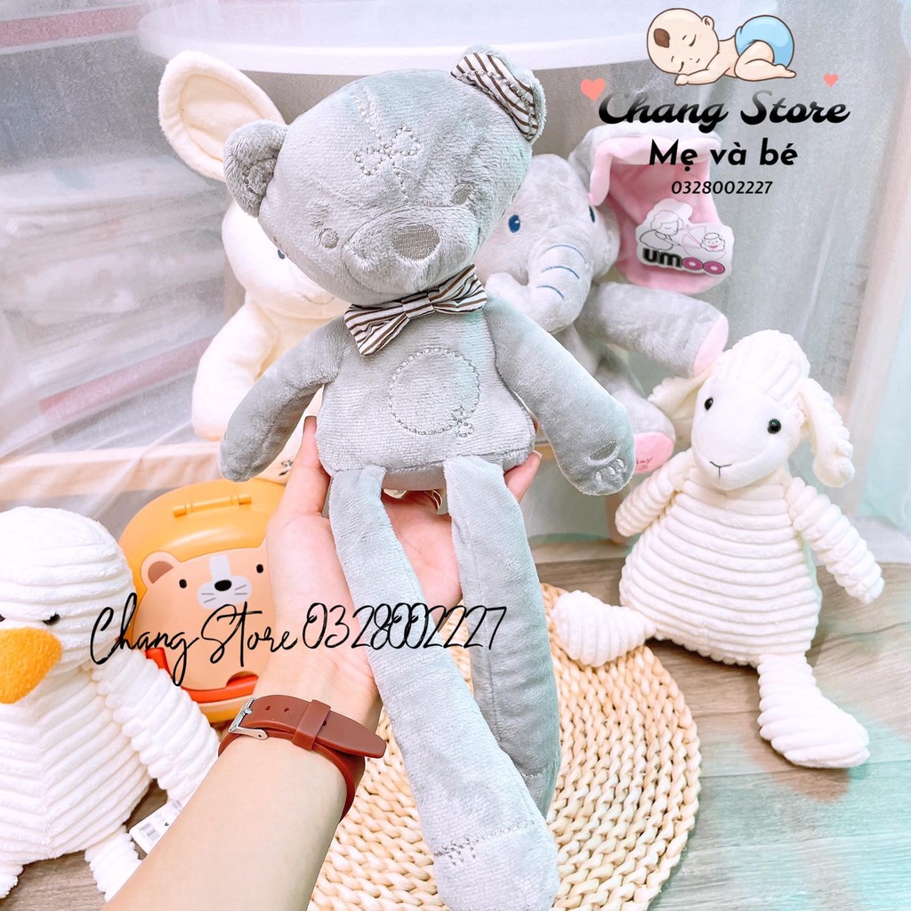 Thú Nhồi Bông Cho bé Vải Nhung Cotton Cao Cấp