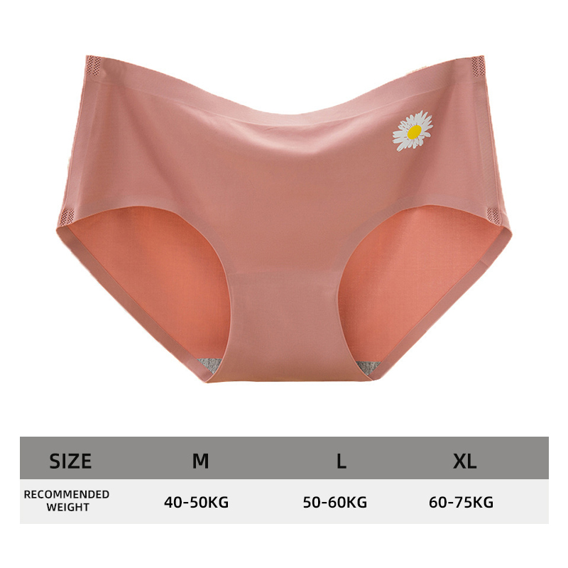 Quần Lót Nữ Không Đường May In Hình Hoa Cúc | BigBuy360 - bigbuy360.vn