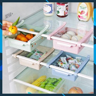 Khay kẹp tủ lạnh thông minh tiện ích bằng nhựa lúa mạch Kẹp trực tiếp vào ngăn tủ lạnh 1 cách gọn gàng