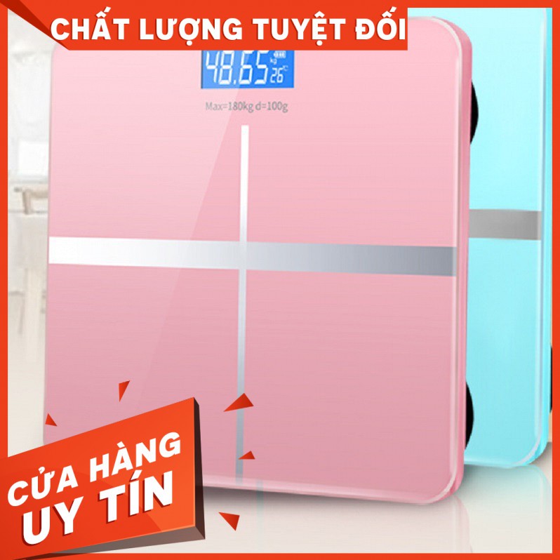 [CÂN CHUẨN 100%] - CÂN ĐIỆN TỬ IP - CÂN CHỮ THẬP CHỊU LỰC TỐT LÊN ĐẾN 180 KG MẶT KÍNH SANG TRỌNG, TIỆN LỢI CHO MỌI NHÀ