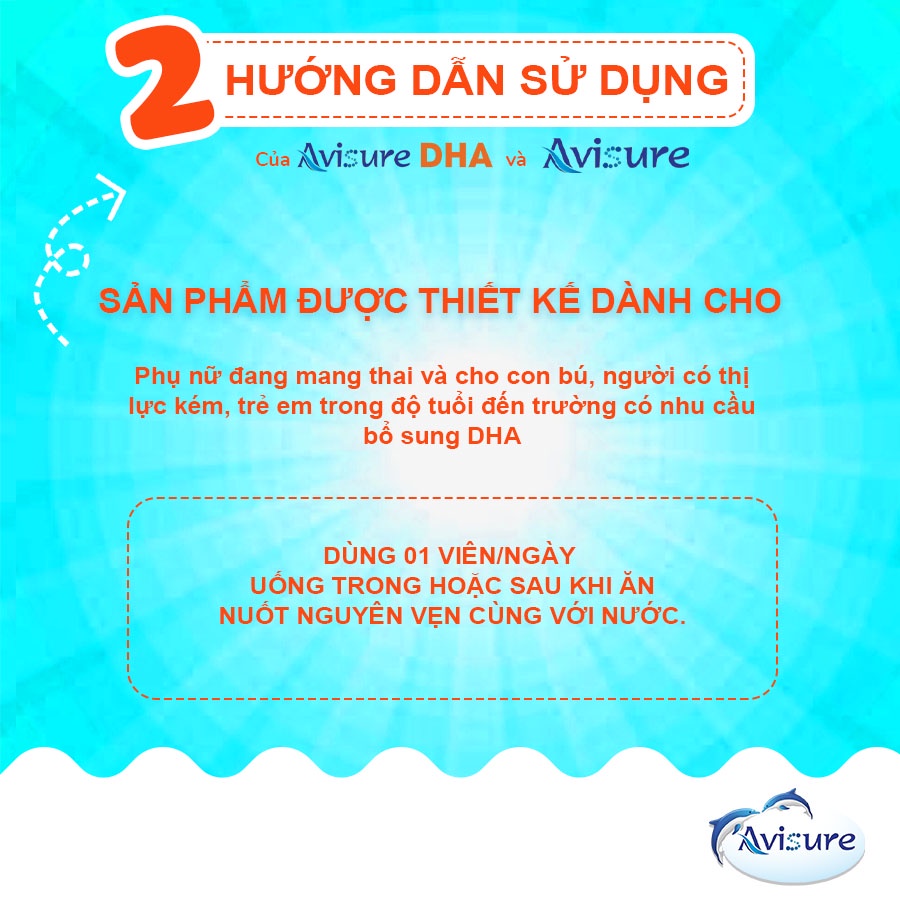 Avisure DHA bổ sung DHA tinh khiết cho bà bầu 40 viên