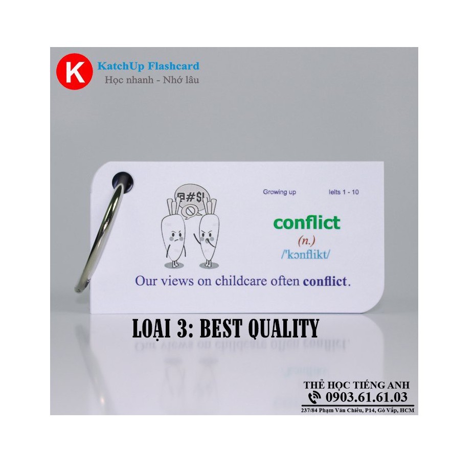 Thẻ học Flashcard IELTS A (Best Quality)