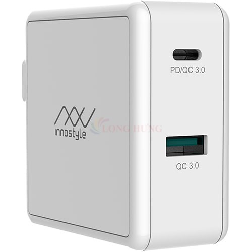 Cốc sạc Innostyle Gomax 1USB 1Type-C PD49.5W IC49PD - Hàng chính hãng