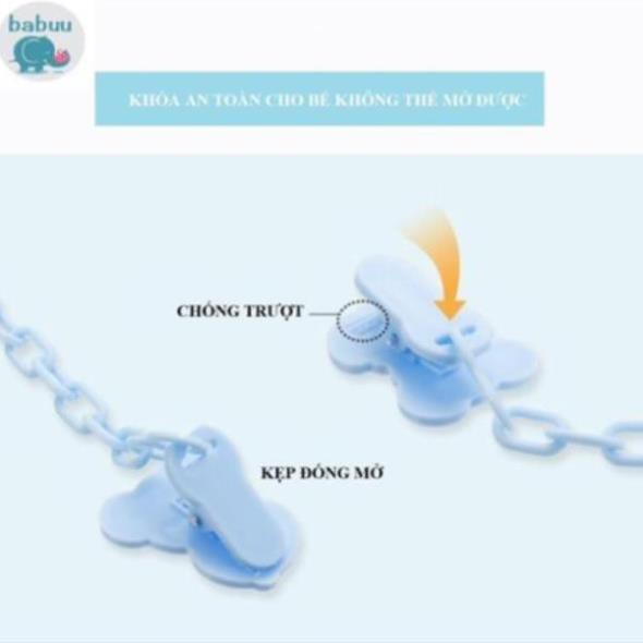 TÚI NHAI ĂN DẶM CHỐNG HÓC 3 NÚM NHAI CAO CẤP BABUU NHẬT BẢN