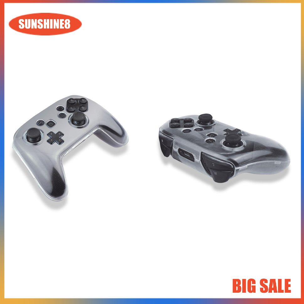【SUN】KJH Transparent Clear Crystal Case Hard Controller Shell For PS4 Controller
