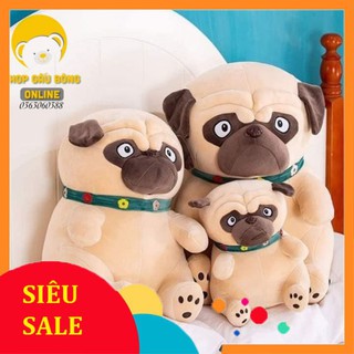Chó Pug Mặt Xệ Ngộ Nghĩnh Đáng Yêu - Chất Liệu Cao Cấp - Giá Tốt