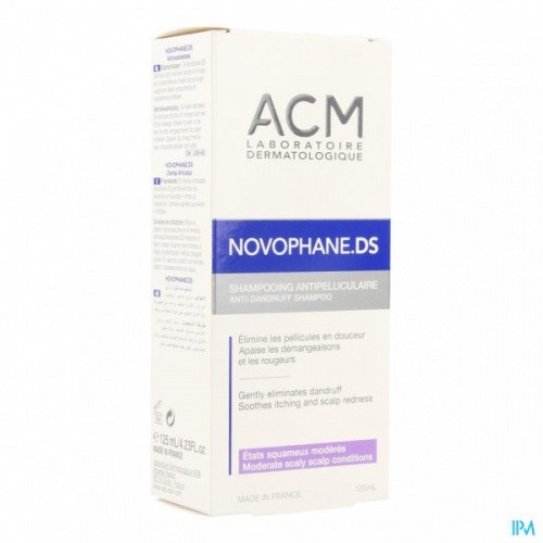 Dầu gội giảm gàu, dưỡng tóc ACM Novophane DS Anti-Dandruff Shampoo 125ml
