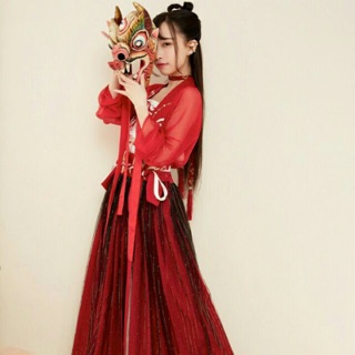 [ORDER] Hán Phục Đỏ Hoa Bỉ Ngạn Cosplay cực đẹp