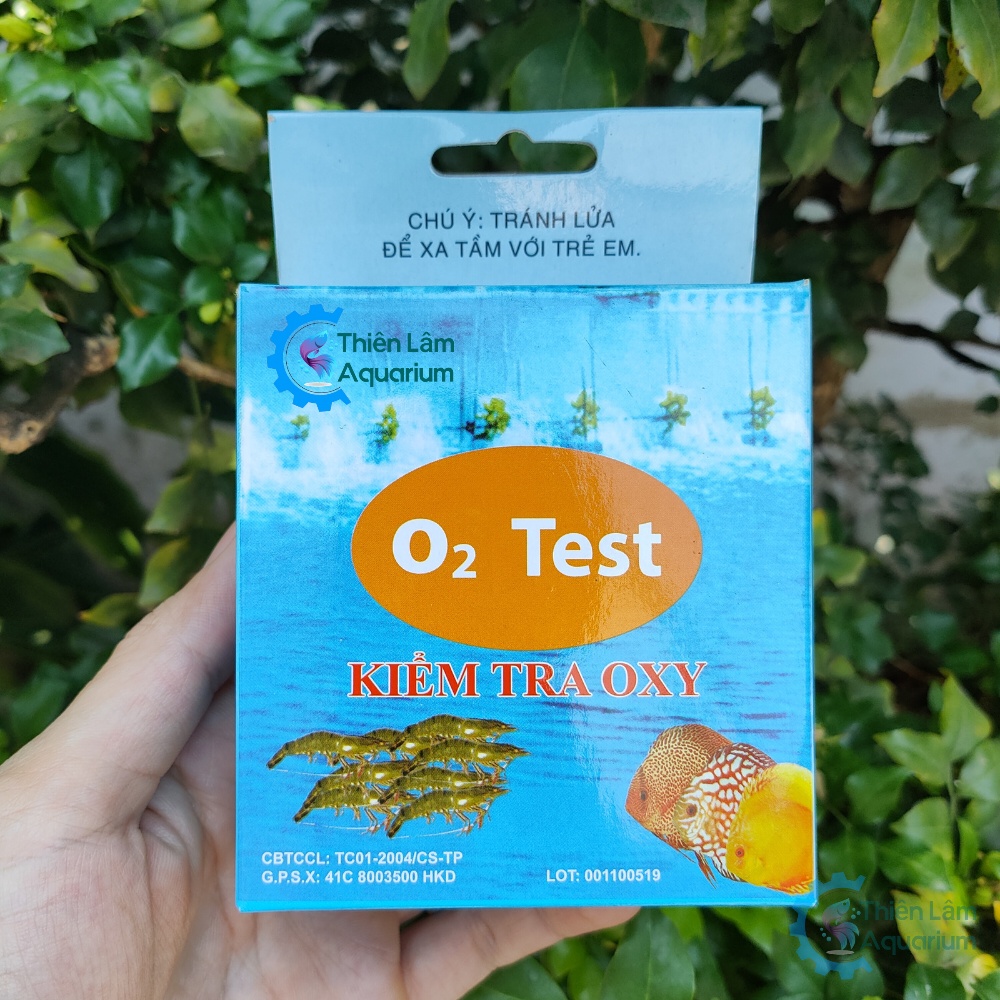 Bộ test oxy bể cá Thủy Phước đo nồng độ oxy trong nước bể cá ao nuôi thủy sản