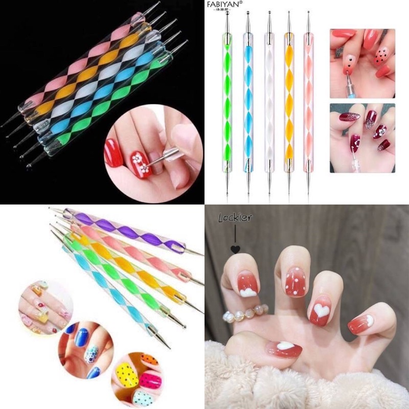 Set chấm bi đa năng tạo hình Nail