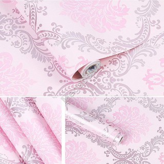 Giấy dán tường hoa văn tím C0059