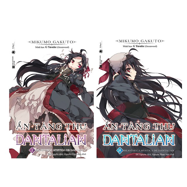 Sách Ẩn Tàng Thư Dantalian - Combo Tập 7 + 8 - Tặng kèm Bookmark, Thẻ nhân vật và Postcard - Light Novel - Thaihabooks