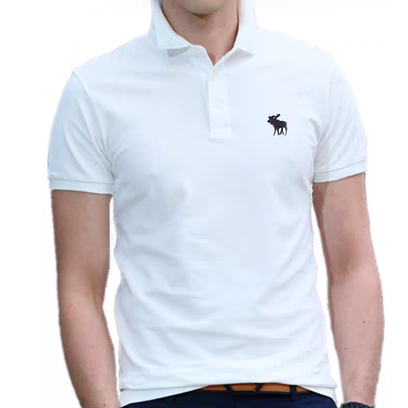 Áo polo Tay Ngắn In Hình Abercrombie Cá Tính Cho Nam