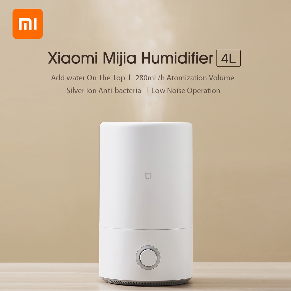 Máy tạo độ ẩm Xiaomi Mijia MJJSQ02LX phun sương tạo ẩm êm ái dung tích 4L tiện lợi Chính hãng - Minh Tín Shop