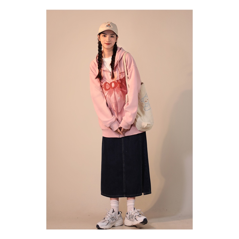 Áo Khoác cardigan Có Nón Dáng Rộng Thời Trang Mùa Thu Cho Cặp Đôi