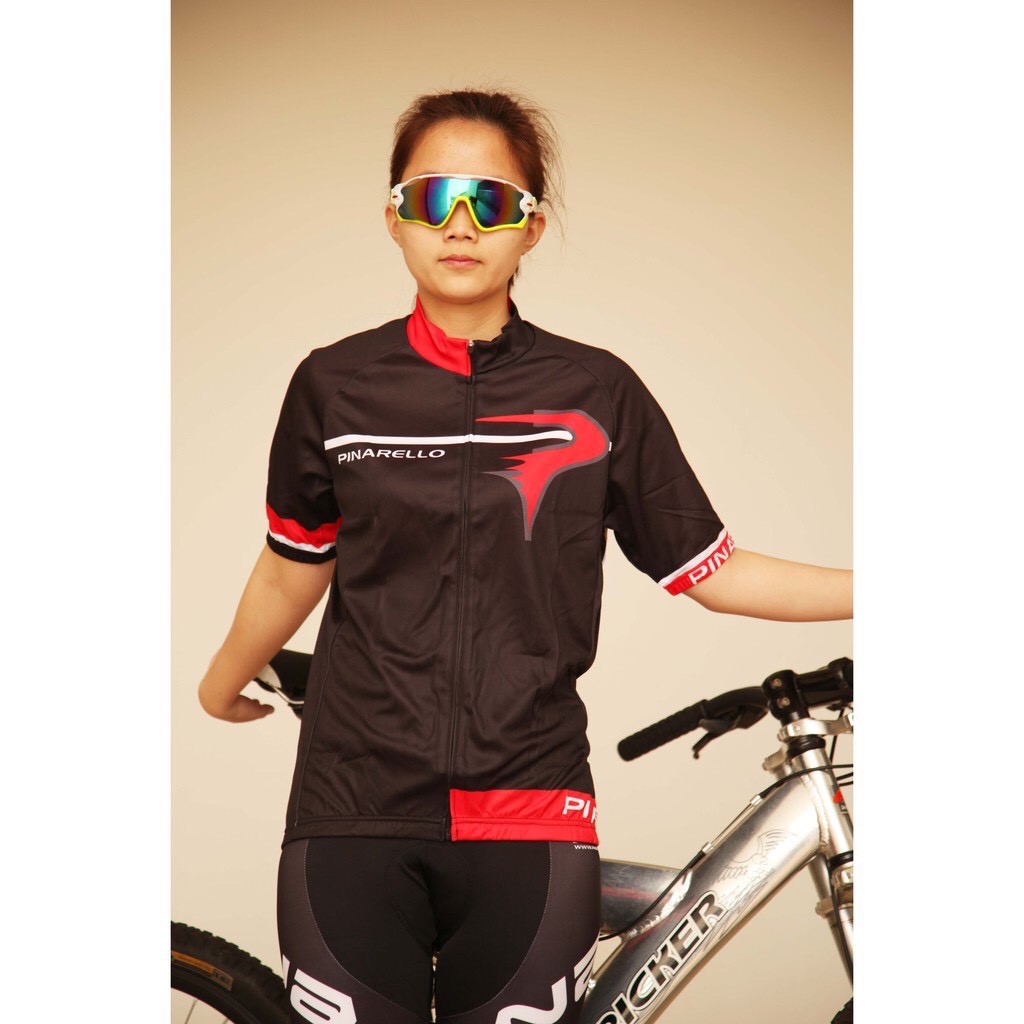 Áo đạp xe áo đi xe đạp nam nữ ngắn tay Pinarello
