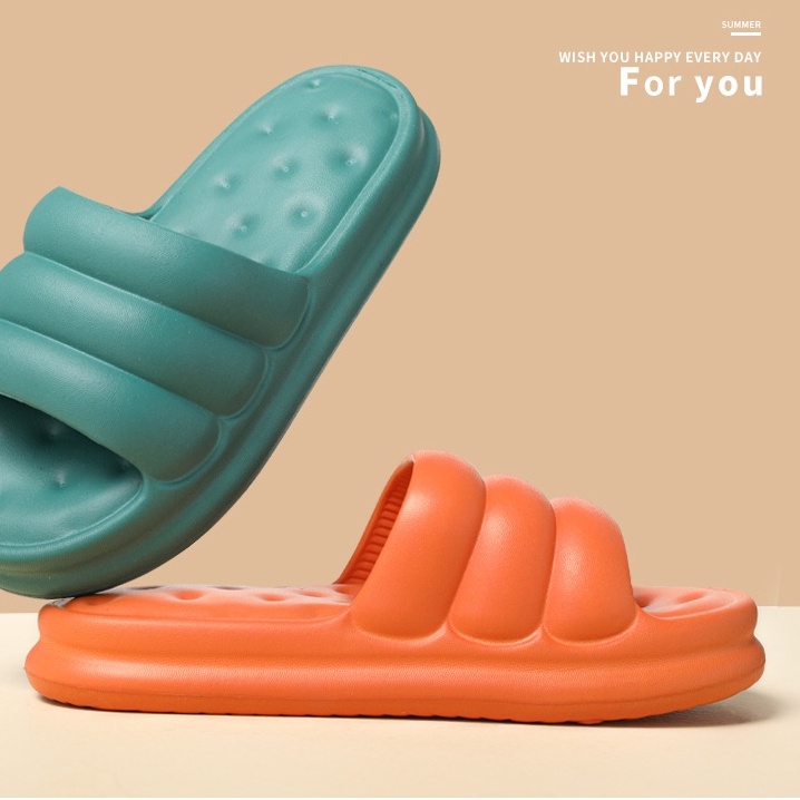 Dép Đi Trong Nhà Đế Dày Mềm Mại Chống Trượt Thiết Kế Đơn Giản Cho Nữ