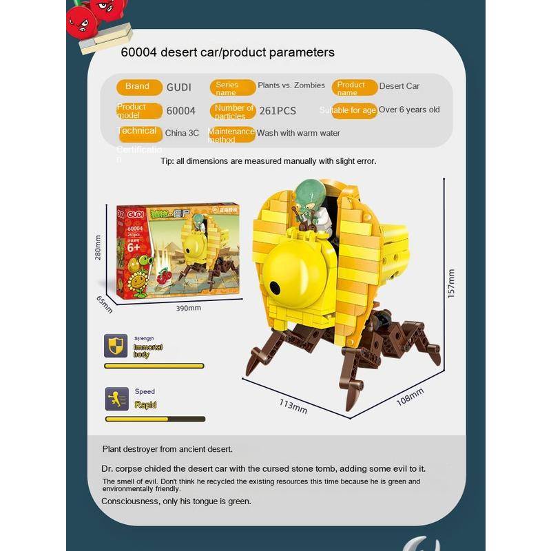 Lắp Ráp LEGO Plants vs. Bộ Đồ Chơi Lắp Ráp Hình Zombie Giáo Dục Cho Bé Từ 8-12 Tuổi