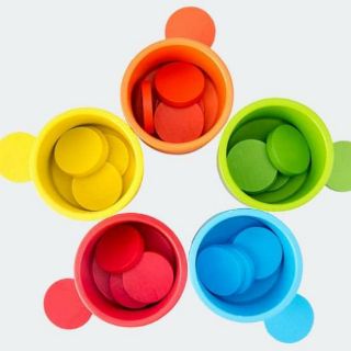 [GIÁO_CỤ_MONTESSORI] Tháp cốc học màu sắc