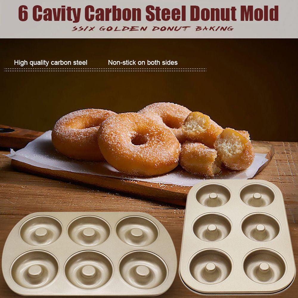 Khuôn Làm Bánh Donut 3D Chống Dính Tiện Dụng