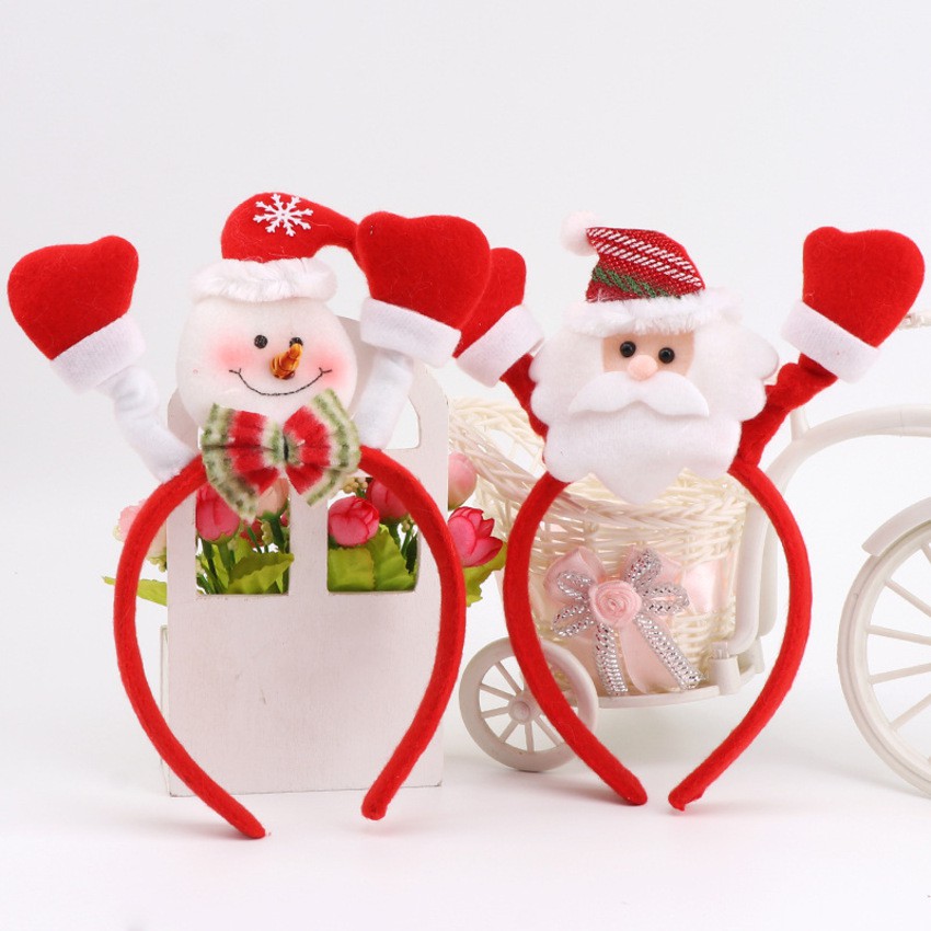 Cài tóc, băng đô nơ tiểu thư siêu xinh |Bờm Noel giáng sinh|Quà tặng bé gái | lynhstore