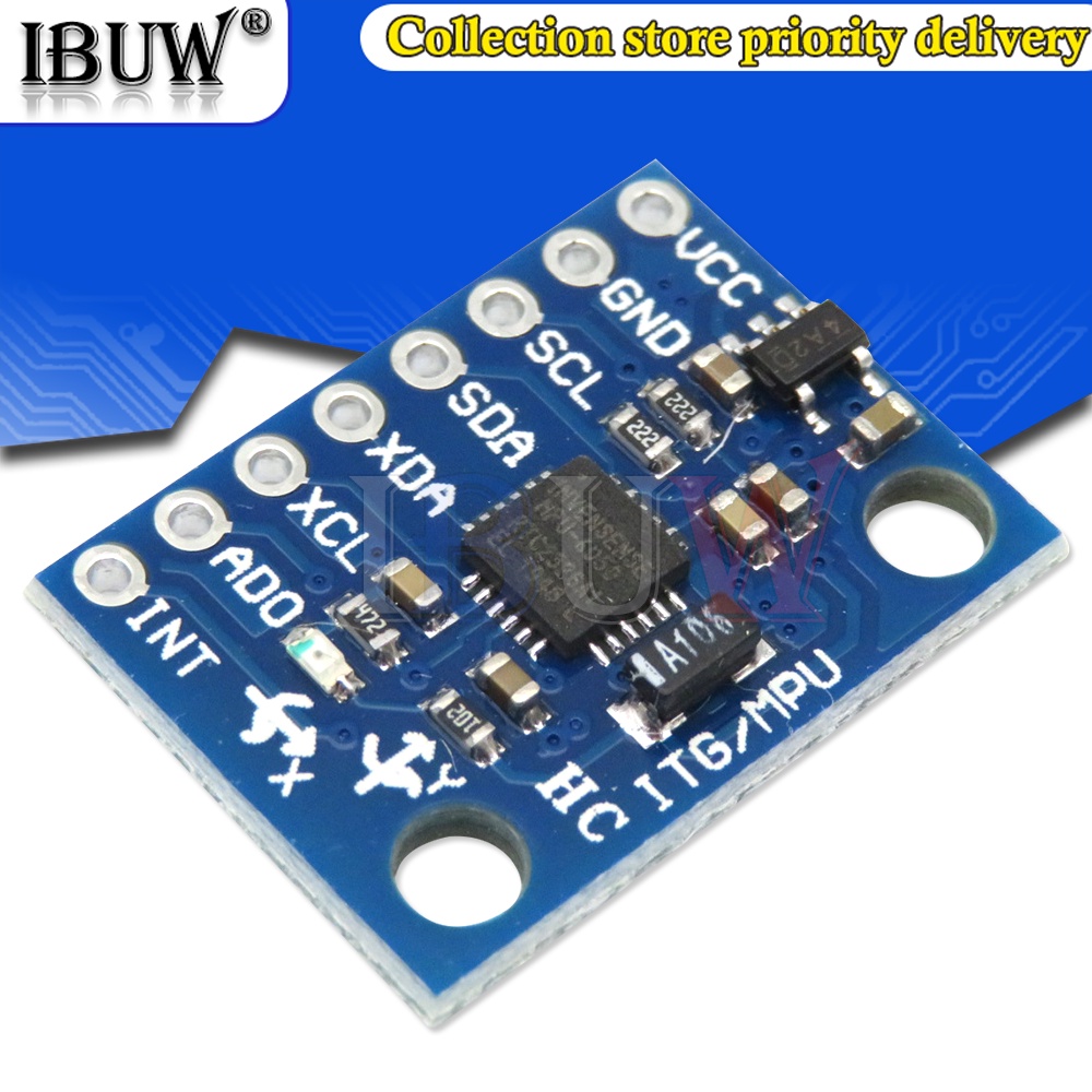 1 Mô Đun Cảm Biến Xoay 3 Trục GY-521 MPU-6050 MPU6050 + Mô Đun 3 Trục