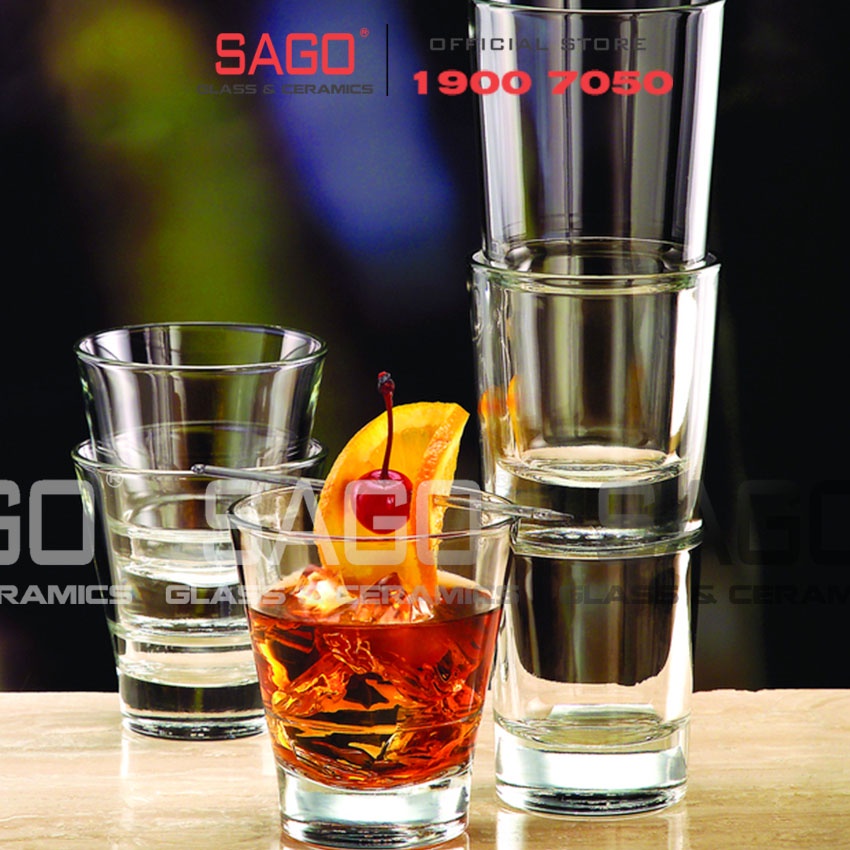 Ly Thủy Tinh Cường Lực Endeavor Double Old Fashioned 355ml | Thủy Tinh Cao Cấp