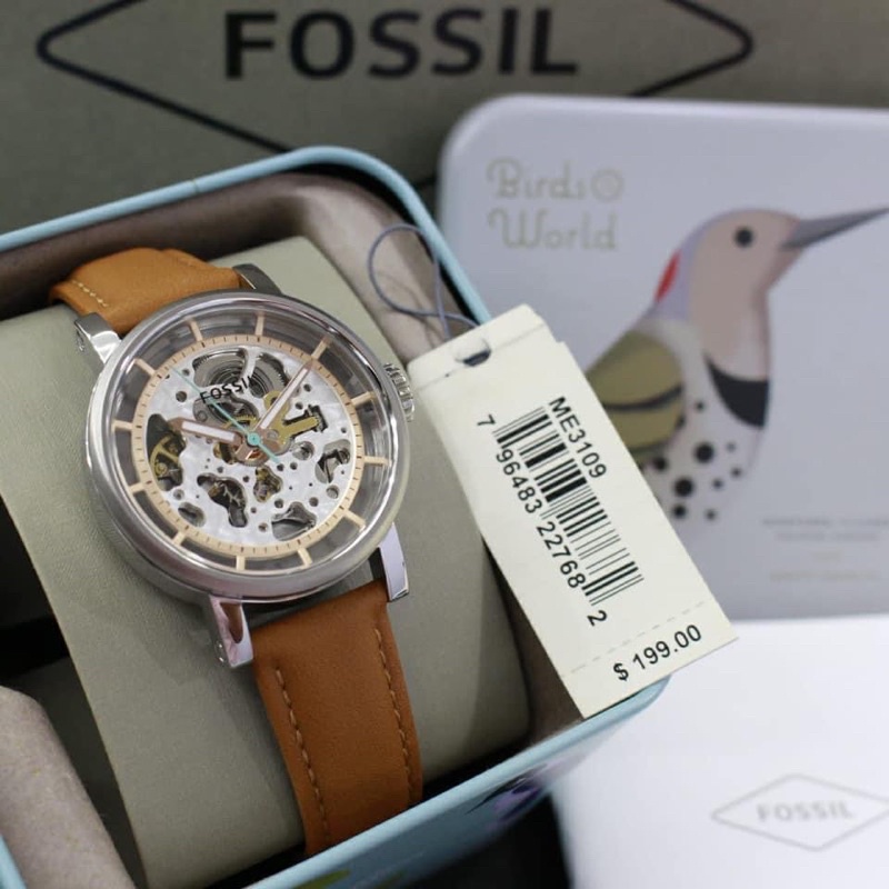 Đồng Hồ Nam Fossil ME3109 Automatic - Dây Da - size 38mm fullbox