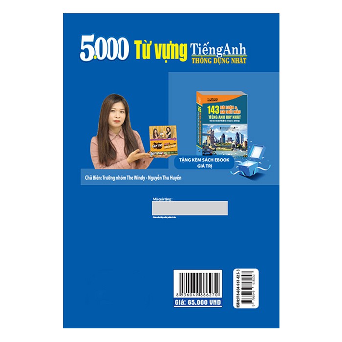 Cuốn sách 5000 Từ Vựng Tiếng Anh Thông Dụng Nhất (Tái Bản) - Tác giả: The Windy