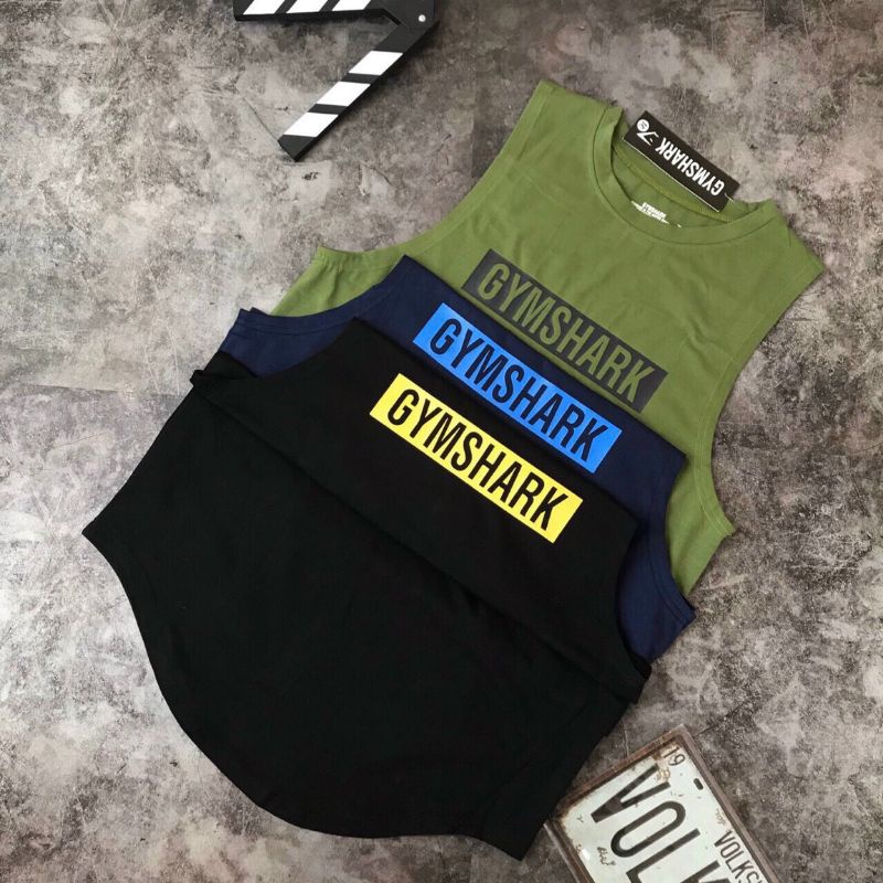 Áo tanktop tập gym nam ,áo 3 lỗ tập gym nam thun co giãn 4C thấm hút mồ hôi