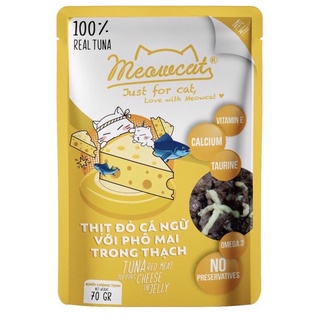 pate mèo meowcat 70g dành cho mọi lứa tuổi