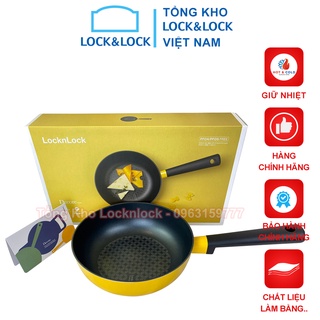 Chảo chống dính Decore Lock&Lock, chảo rán sâu lòng chống dính nhiều sắc màu, chảo 22cm 24cm 26cm và 28cm