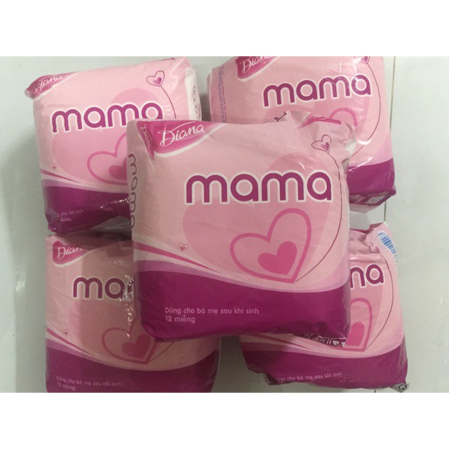 Bịch bỉm mama 12 miếng cho mẹ