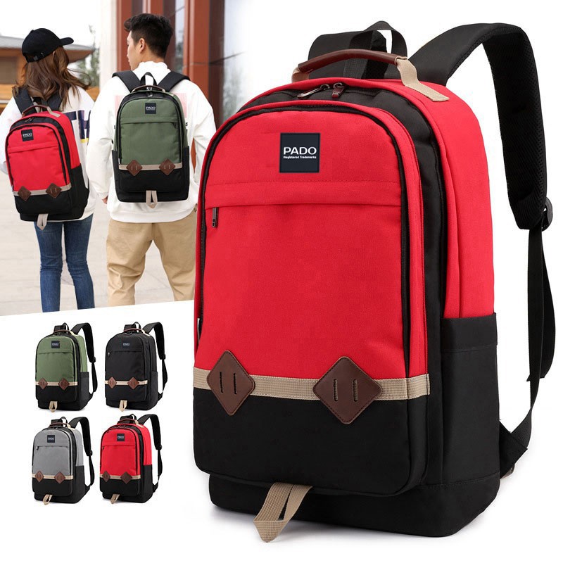 Balo laptop thời trang phối màu PADO 404 chứa được laptop 15.6inch - Bảo hành chính hãng