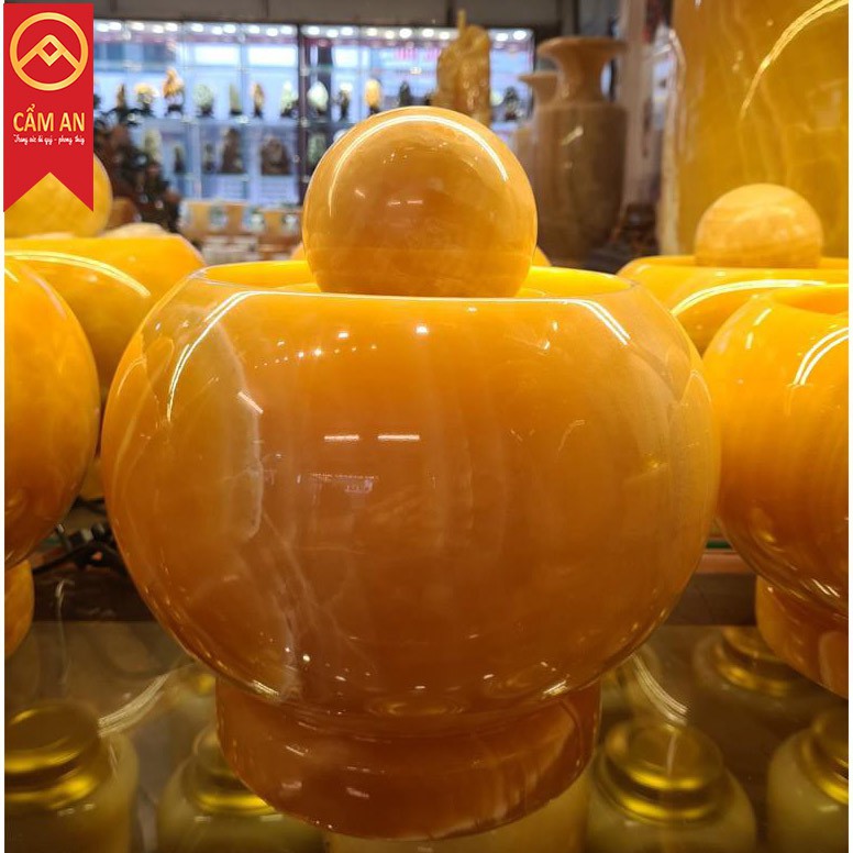 Tuyệt phẩm phong thủy luân đá ngọc hoàng long để bàn, thác nước phong thủy, hàng chất lượng tụ khí tài lộc vô biên