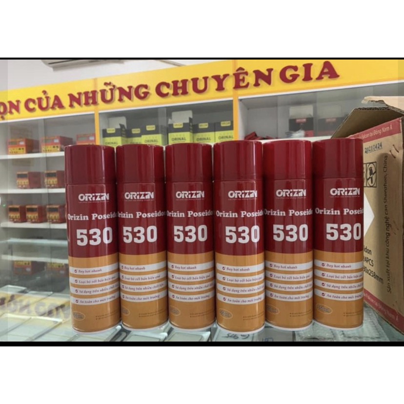 Nước tảy rửa keo kính Orizin 530/Falcon 530 -Vệ sinh linh kiện, tẩy rửa, Lau và tách màn hình điện thoại siêu tốt.