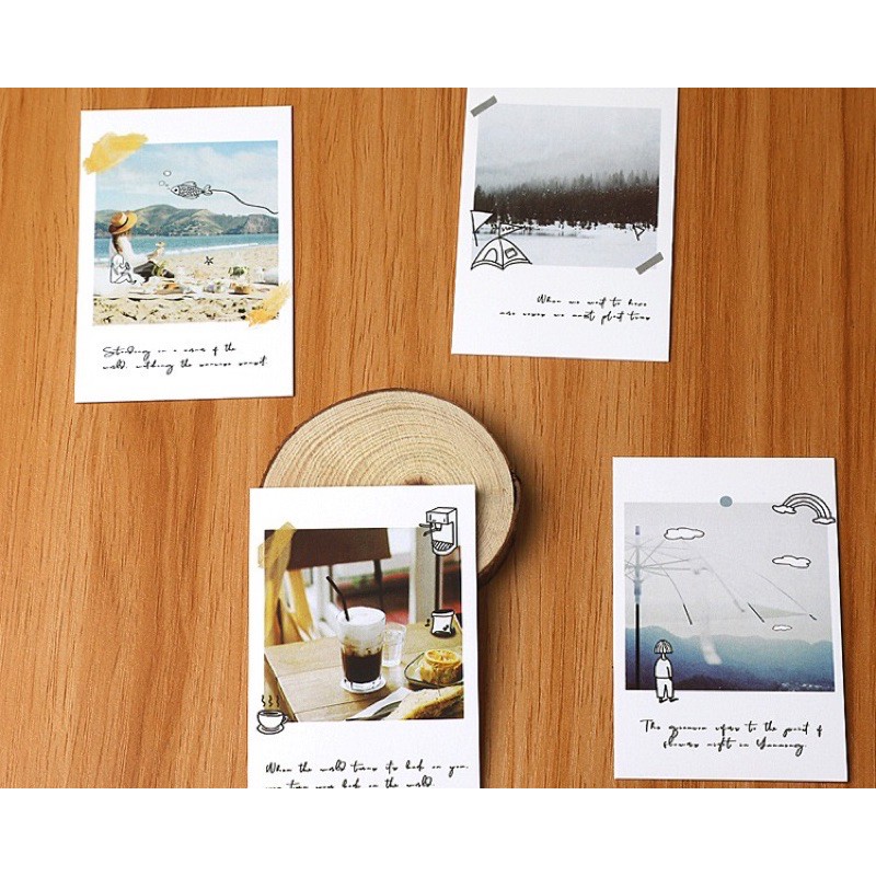 Set 28 ảnh lomo card/ polaroid decor trang trí treo tường vintage | BigBuy360 - bigbuy360.vn