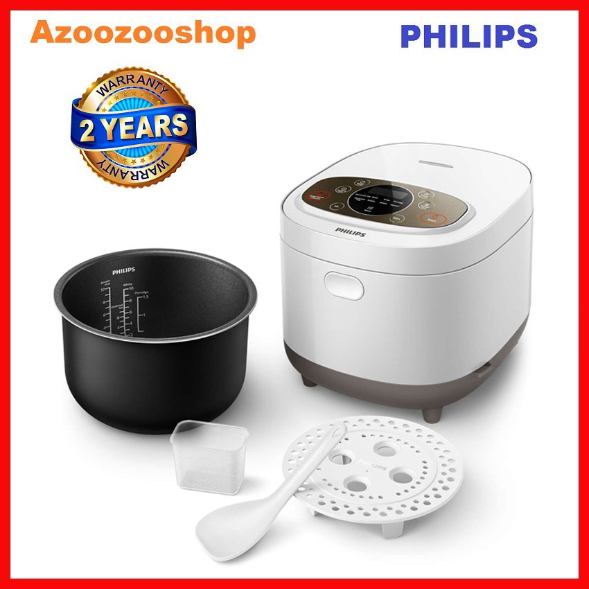 Nồi cơm điện tử philips HD4533, 1.8 lít, đốt nóng 3D thông minh, lòng nồi siêu dày 3,0 mm