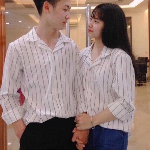 Áo sơ mi kẻ cổ vest