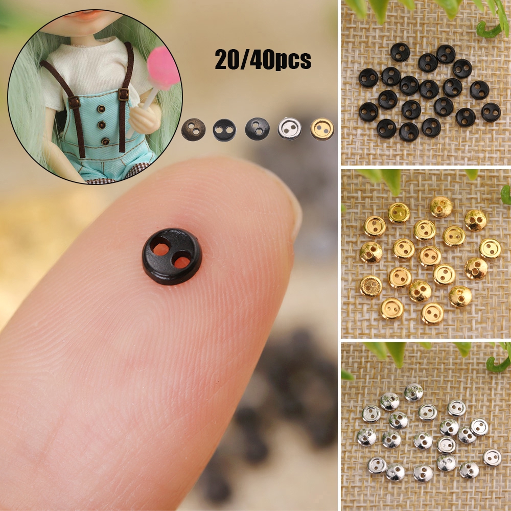 Set 20/40 Nút Áo Mini Cho Búp Bê