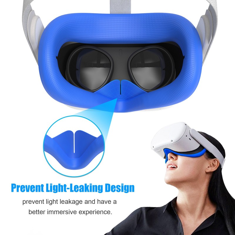 Miếng Đệm Silicon Mềm Bảo Vệ Mắt Cho Kính Thực Tế Ảo Oculus Quest 2 Ốp