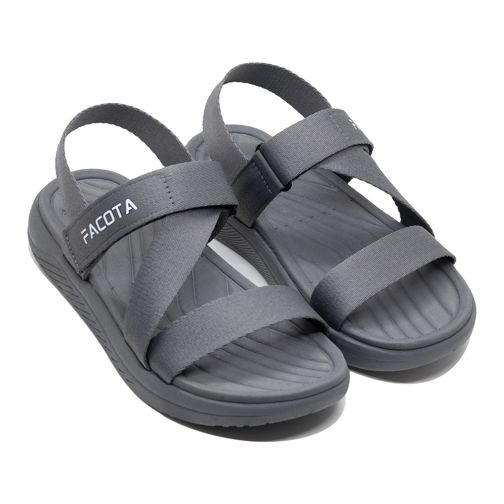 FACOTA │Giày Sandal Unisex thể thao Facota V6 R11 - XÁM ĐẬM