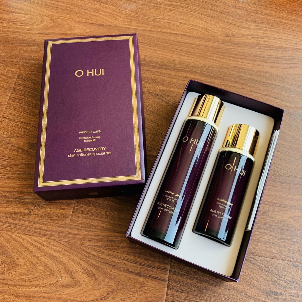Set NƯỚC HOA HỒNG OHUI TÍM Chống Lão Hoá - Date: 2025