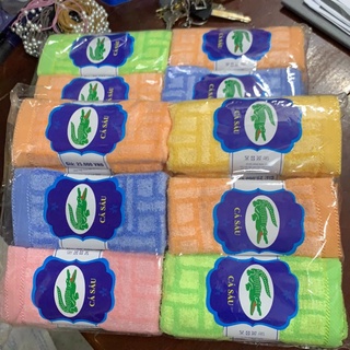 Khăn mặt cotton cá sấu 100% sợi xơ tre