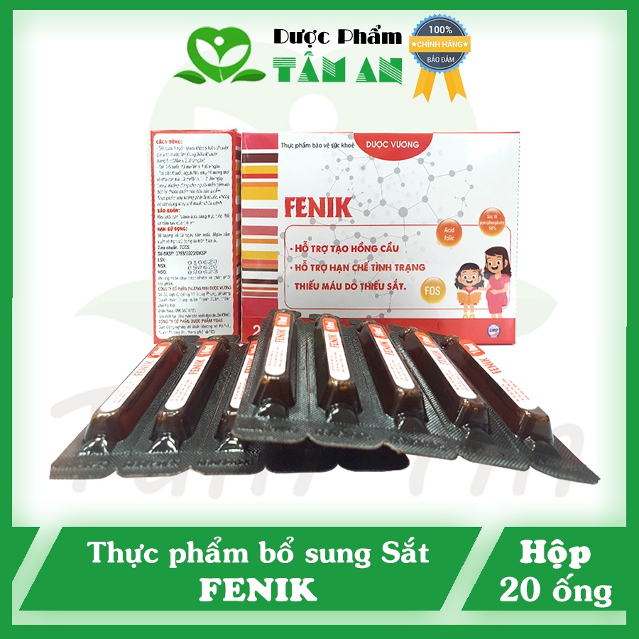 FENIK – Thực phẩm bổ máu bổ sung sắt, Vitamin, Acid Folic và các khoáng chất