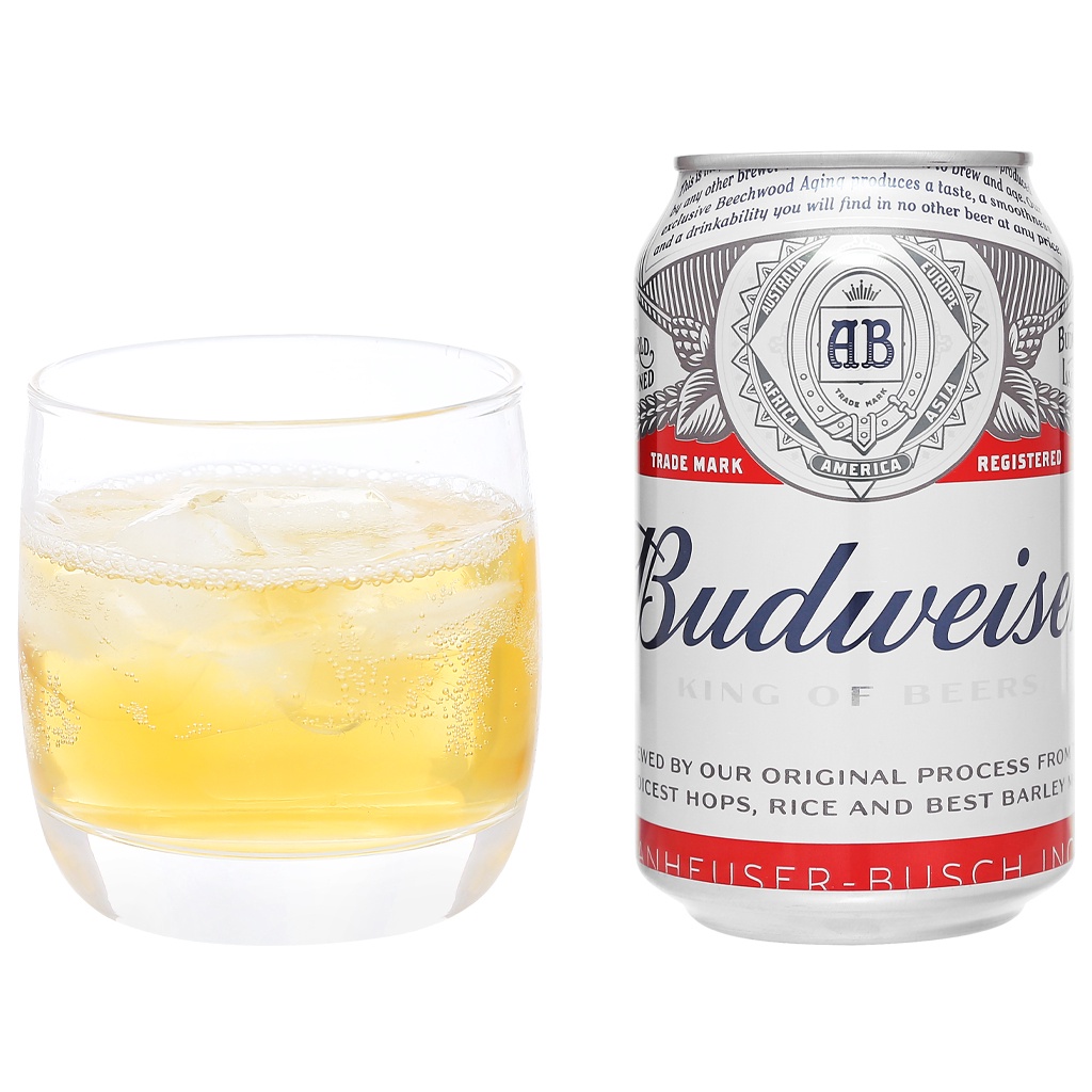 [ XẢ GIÁ SỐC ] [ CÓ HOẢ TỐC ] Thùng 24 lon bia Budweiser 330ml