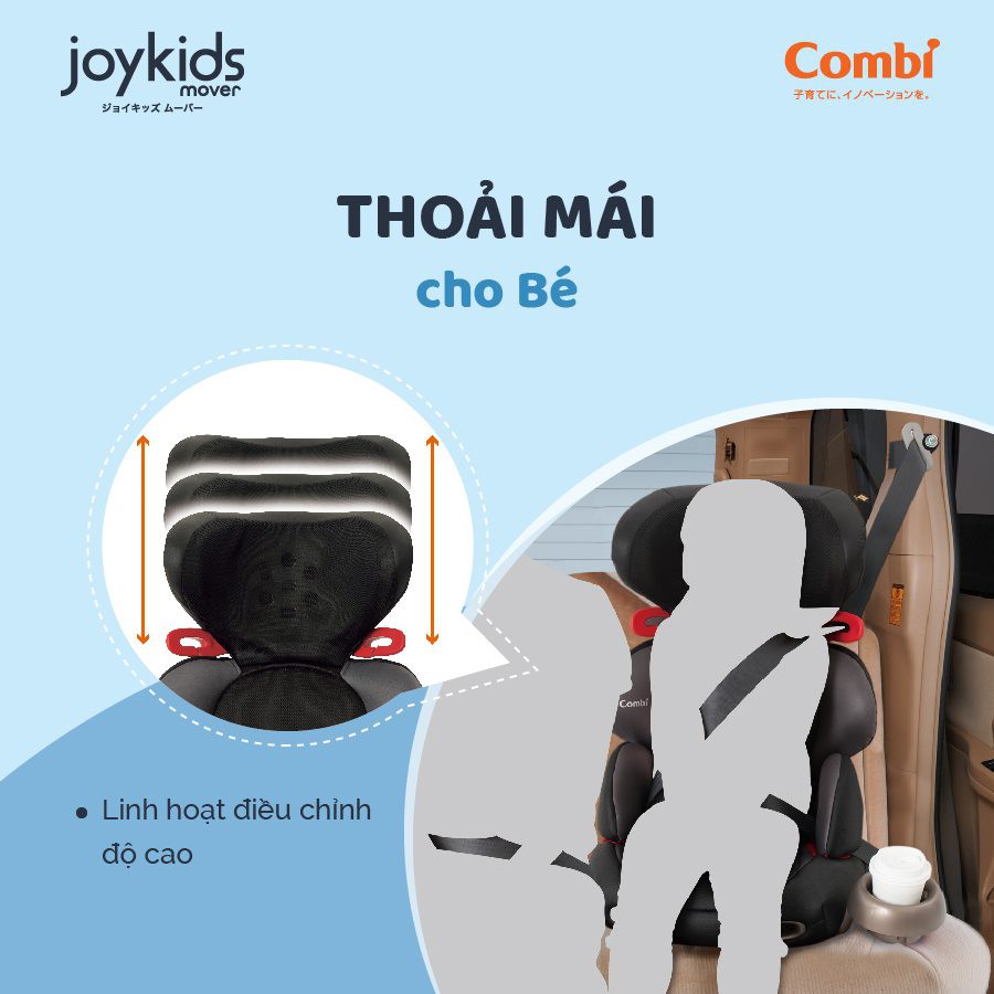 Ghế ngồi ô tô Combi Joykids Mover Combi Nhật Bản