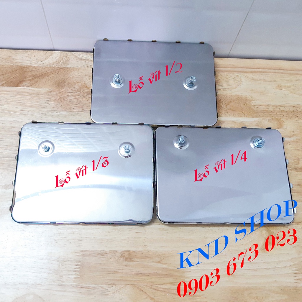 Khung biển số xe Máy, ốp biển số xe Máy loại Inox và Inox xi titan | KND Shops