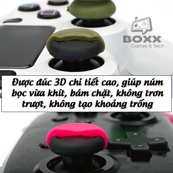 Núm bọc Analog cho tay cầm PS4, PS5 bộ 6 nút chính hãng Skull &amp; Co